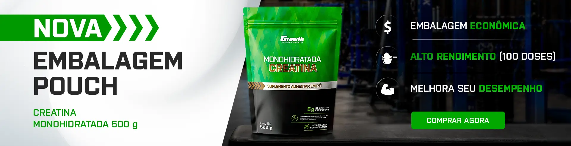 Creatina Pouch - Growht Supplements