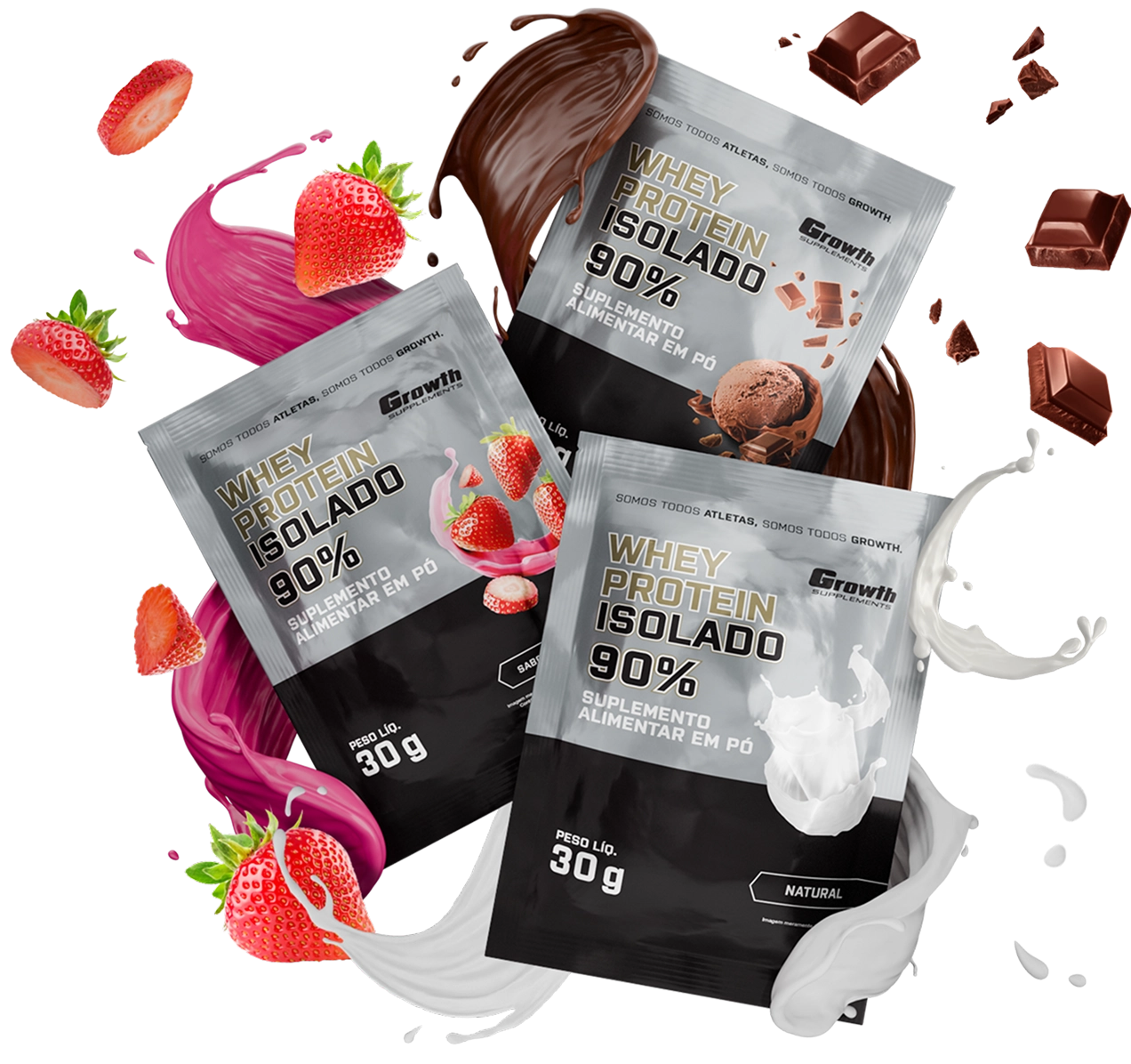 Foto do produto DOSE WHEY PROTEIN ISOLADO 30G