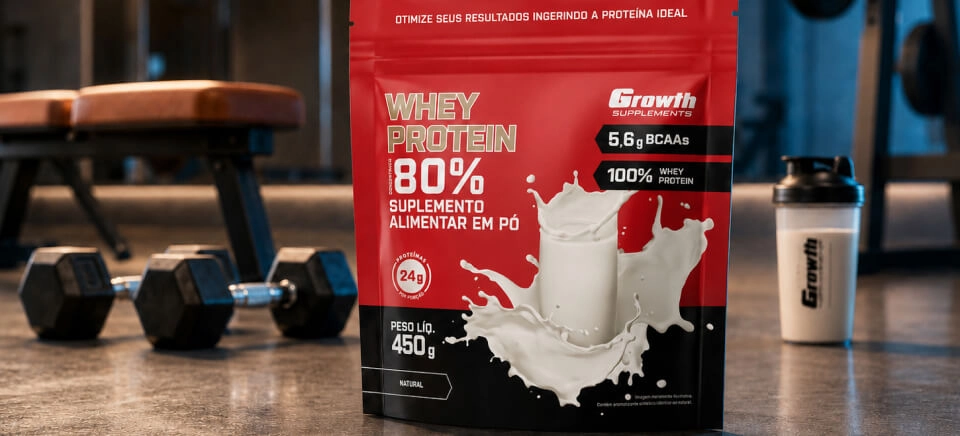 GROWTH SUPPLEMENTS - WPC 80% sabor natural