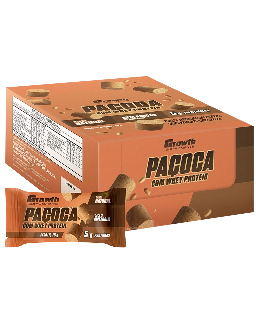 Foto do produto PAÇOCA GROWTH DISPLAY COM 12UN 216G